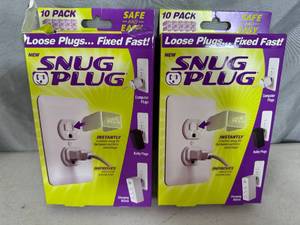 lot 161 image: 2 New Boxes of Snug Plug Outlet Repair Sleeves