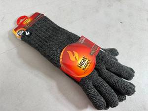 lot 222 image: New Pair of Heat Holders Thermal Gloves Mens ML