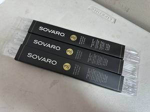 lot 246 image: 3 New Sets of Sovaro Reusable Straws with Cleaning Brushes