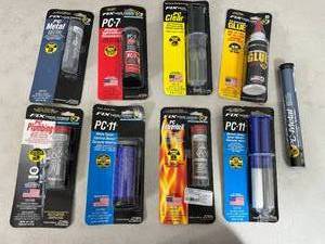 lot 252 image: New Expensive Specialty Epoxy, Glue, Putty, Etc