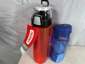 lot 288 image: 2 New Thermos Water Bottles