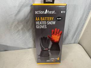 lot 20 image: New Pair of Action Heat Battery Heated Winter Gloves - Womens