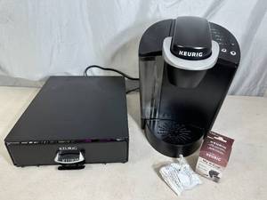 lot 23 image: Keurig Coffee Maker and Coffee Storage Drawer