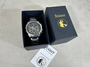 lot 67 image: Stauer Noire Marin Watch with Box