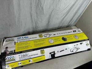 lot 73 image: 18 ft Telescoping Pressure Washing Wand with Harness