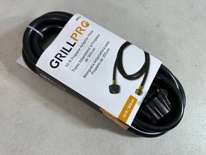 lot 90 image: New 10 ft Propane Adaptor Hose - 1 lb to 20 lb tanks