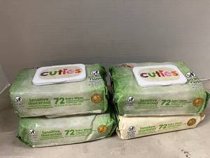 lot 96 image: Sensitive Unscented Baby Wipes