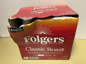 lot 24 image: Folgers Classic Roast K-Cups