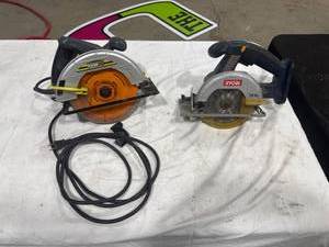 lot 1497 image: Performax & Ryobi Circular Saws