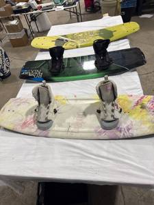 lot 1522 image: Lot of 3 Wakeboards