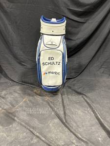 lot 1528 image: Ed Schultz   Cleveland Golf Staff Bag