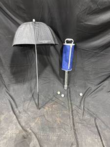 lot 1554 image: Golf Umbrella & Ball Retriever