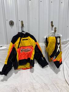 lot 1562 image: A two-piece snowmobile suit