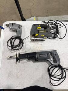 lot 1582 image: Lot of 3 Corded Power Tools
