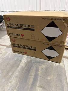 lot 1670 image: BYD Care Hand Sanitizer Cases