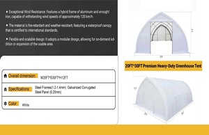 lot 637 image: SDLANCH 20x30 Greenhouse Tent (SDL2030GT)
