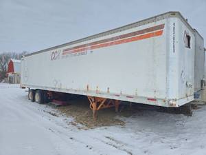 lot 10001 image: 53 ft Semi Storage Trailer    NO TITLE,