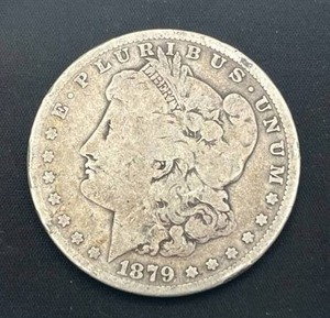 lot 10 image: 1879 Morgan Silver Dollar