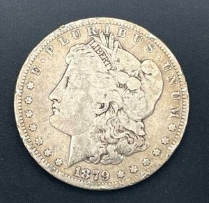 lot 14 image: 1879-S Morgan Silver Dollar