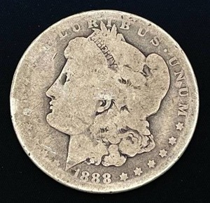 lot 22 image: 1888 Morgan Silver Dollar