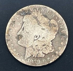 lot 25 image: 1879 Morgan Silver Dollar