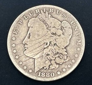 lot 26 image: 1880 Morgan Silver Dollar
