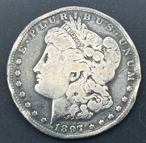 lot 30 image: 1897-S Morgan Silver Dollar