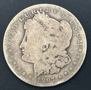 lot 40 image: 1897-O Morgan Silver Dollar