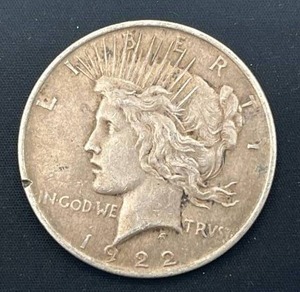 lot 45 image: 1922 Peace Dollar