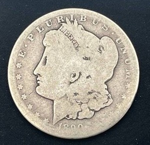 lot 49 image: 1890-S Morgan Silver Dollar