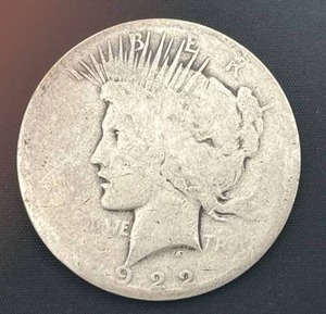 lot 54 image: 1922-S Peace Dollar