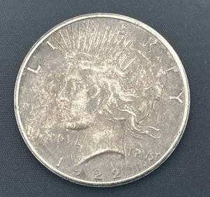 lot 59 image: 1922 Peace Dollar