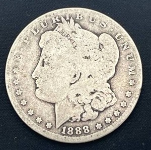 lot 65 image: 1888-O Morgan Silver Dollar