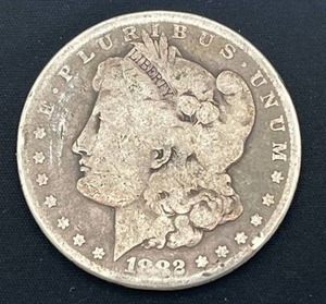 lot 67 image: 1882 Morgan Silver Dollar