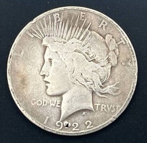 lot 70 image: 1922-D Peace Dollar