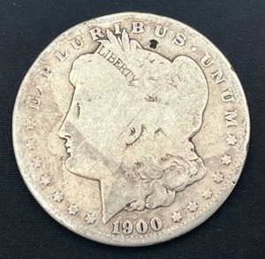 lot 77 image: 1900-O Morgan Silver Dollar