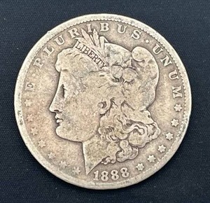 lot 82 image: 1888 Morgan Silver Dollar