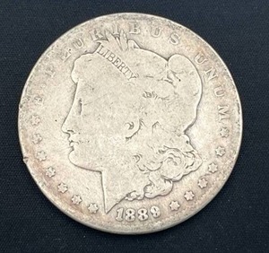 lot 88 image: 1889-O Morgan Silver Dollar