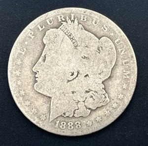 lot 90 image: 1888 Morgan Silver Dollar