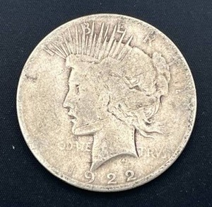 lot 94 image: 1922-S Peace Dollar