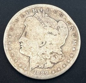 lot 96 image: 1889-O Morgan Silver Dollar