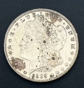 lot 98 image: 1885 Morgan Silver Dollar