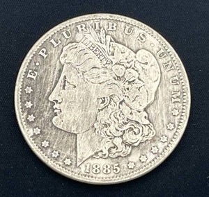lot 106 image: 1885 Morgan Silver Dollar