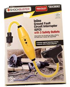 lot 13 image: ShockBuster   Inline Ground Fault Circuit Interrupter Model  30438062