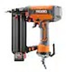 lot 14 image: Ridge  Pneumatic 18-Gauge 2-18 in. Brad Nailer with CLEAN DRIVE Technology