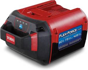 lot 16 image: Toro    60V Battery 7.5Ah 405 Watt Hour Flex-Force Lithium-ion