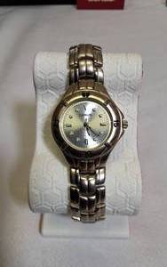 lot 54 image: Lorus by Seiko two-tone stainless steel wristband quartz watch.