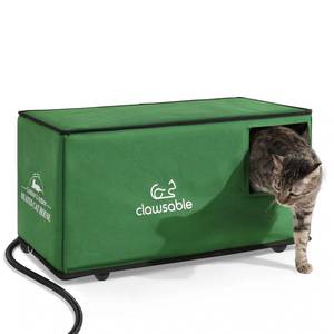 lot 39 image: Clawsable   Portable Heated Cat House