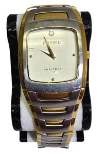 lot 51 image: Fossil  Arkitekt  two-tone stainless steel wristwatch