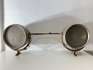 lot 10 image: LARGE Vintage Dual VESTA Nautical Boat or Ship Floodlight Set